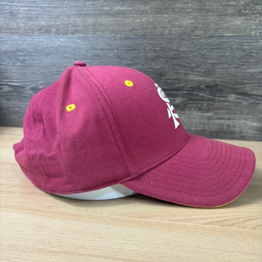 Arizona State Sun Devils Hat Cap Strap Back Maroon Adjustable‎ NCAA
